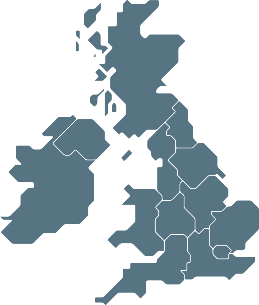 outline drawing of united kingdom map. png