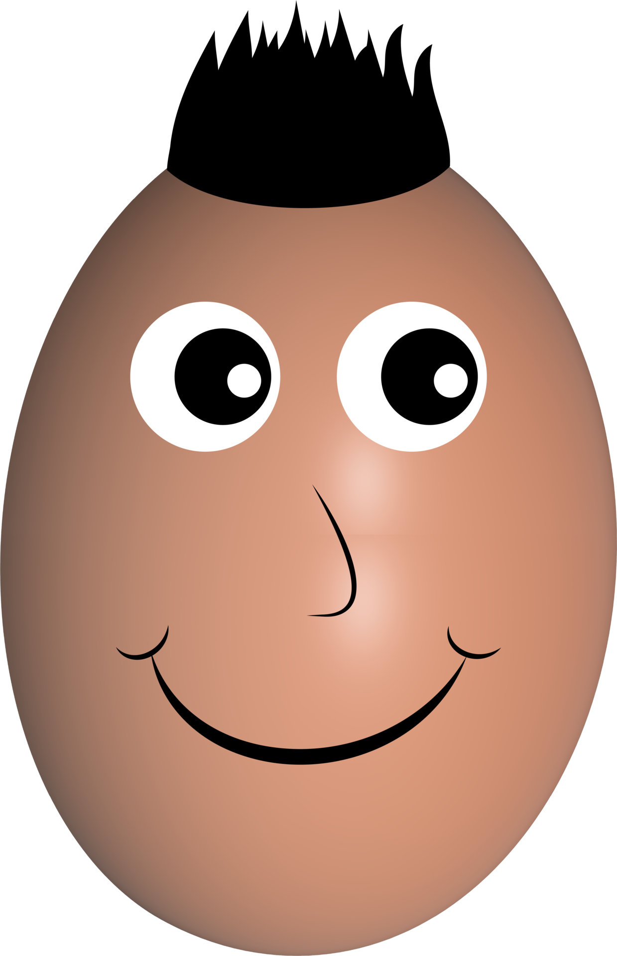 Free Happy cute smiling funny egg. flat cartoon character illustration  icon. Isolated on transparent background. 3d egg character 15715371 PNG  with Transparent Background