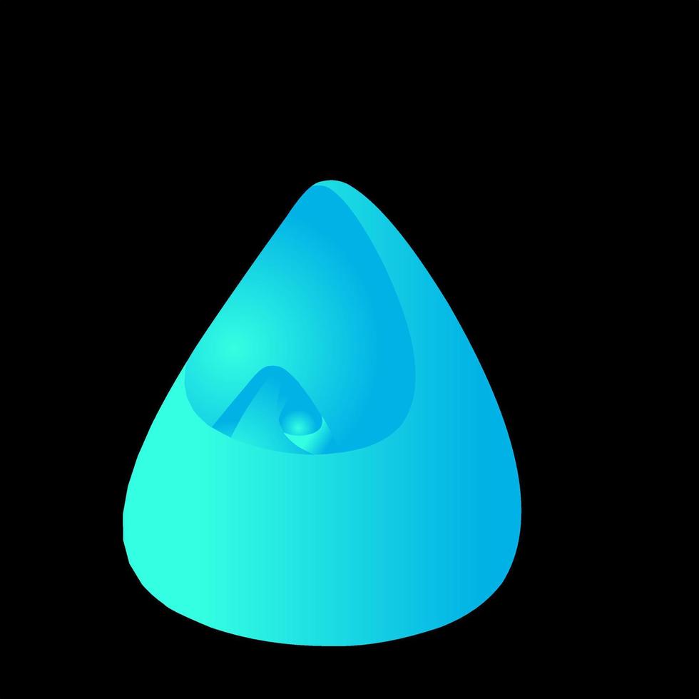 Drop of water vector