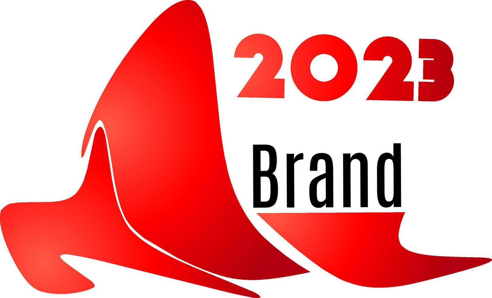 Button with word 2023 vector