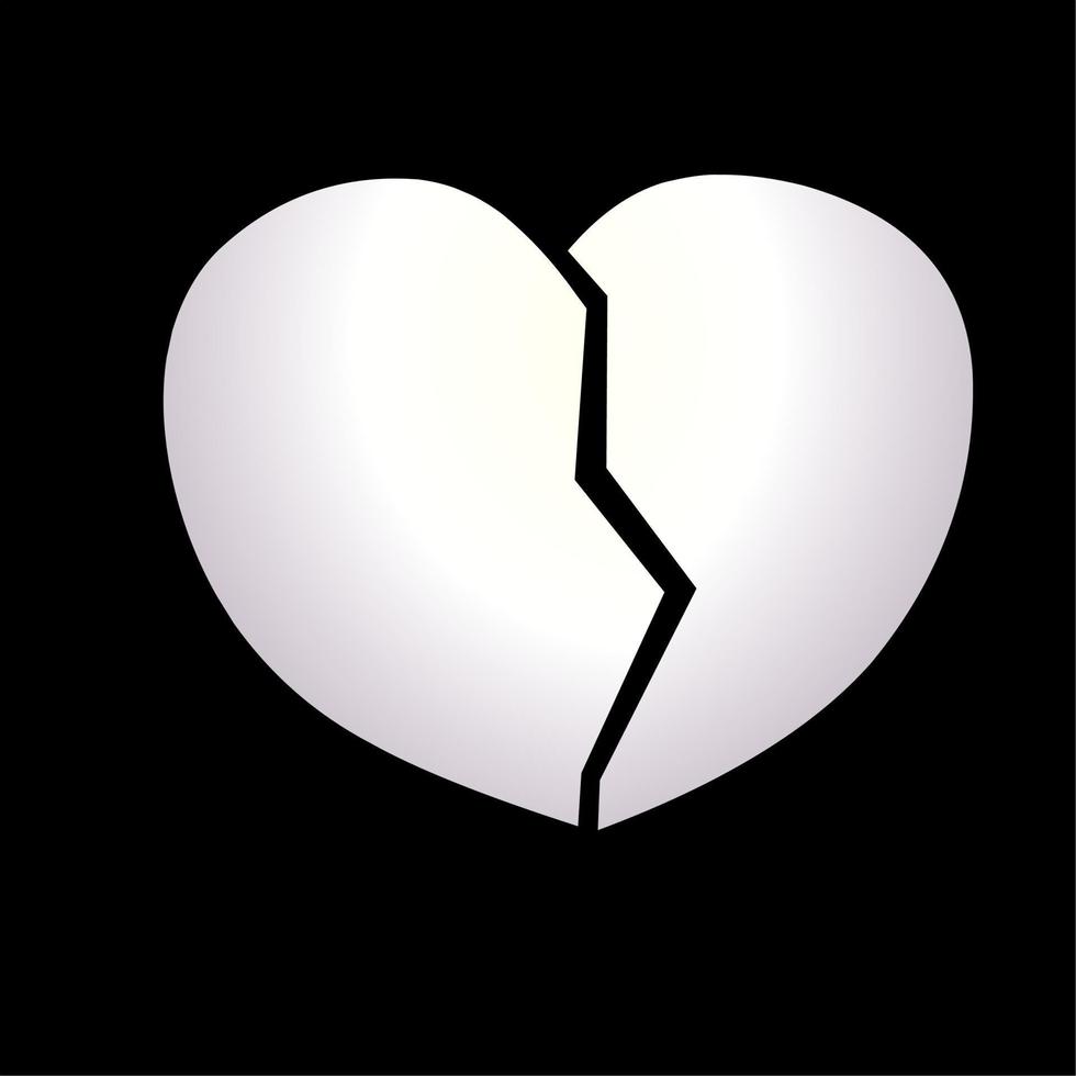 Bubble heart a love vector