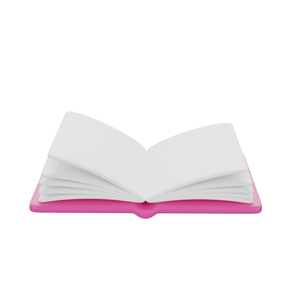 Book 3d education school icon object png