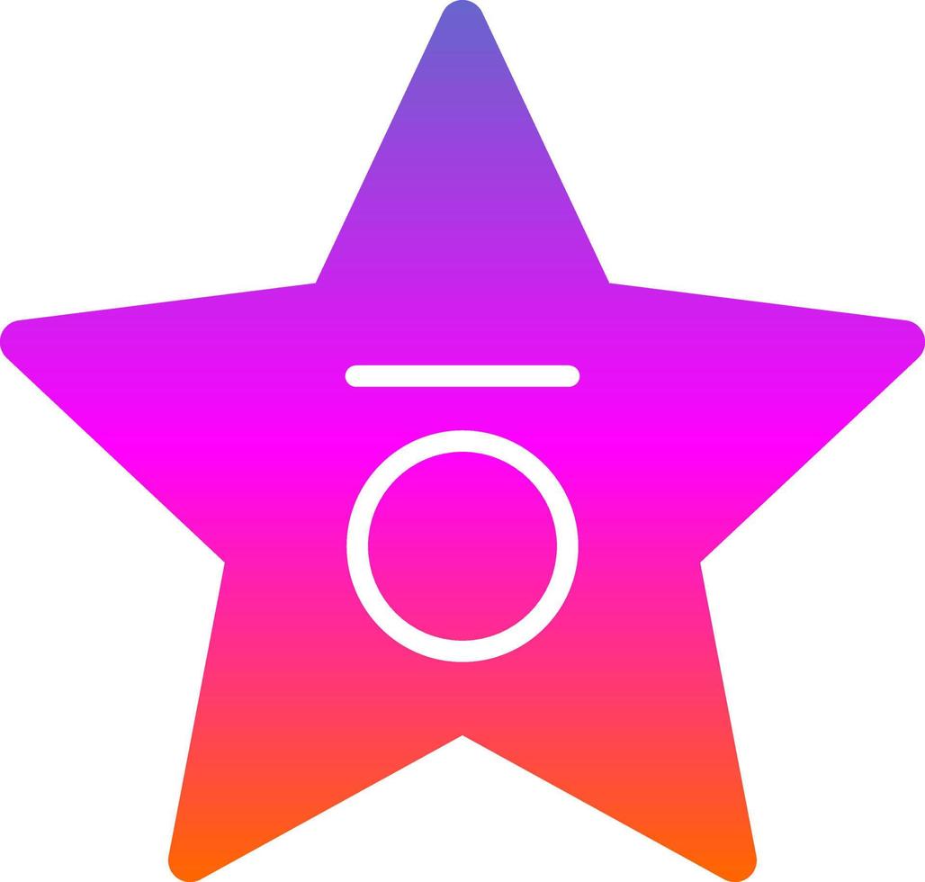 Walk of Fame Vector Icon Design