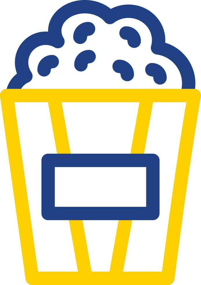 Popcorn Vector Icon Design
