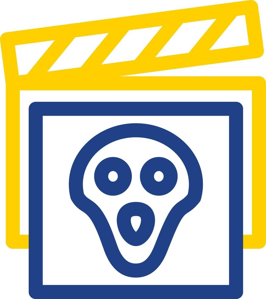 Horror Movie Vector Icon Design
