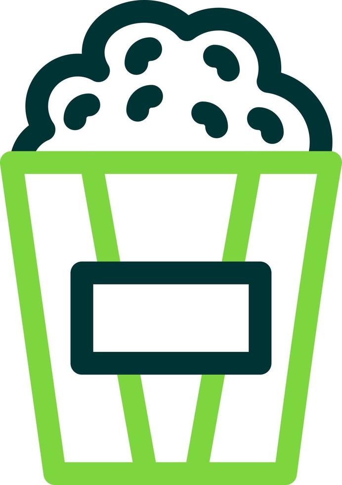 Popcorn Vector Icon Design