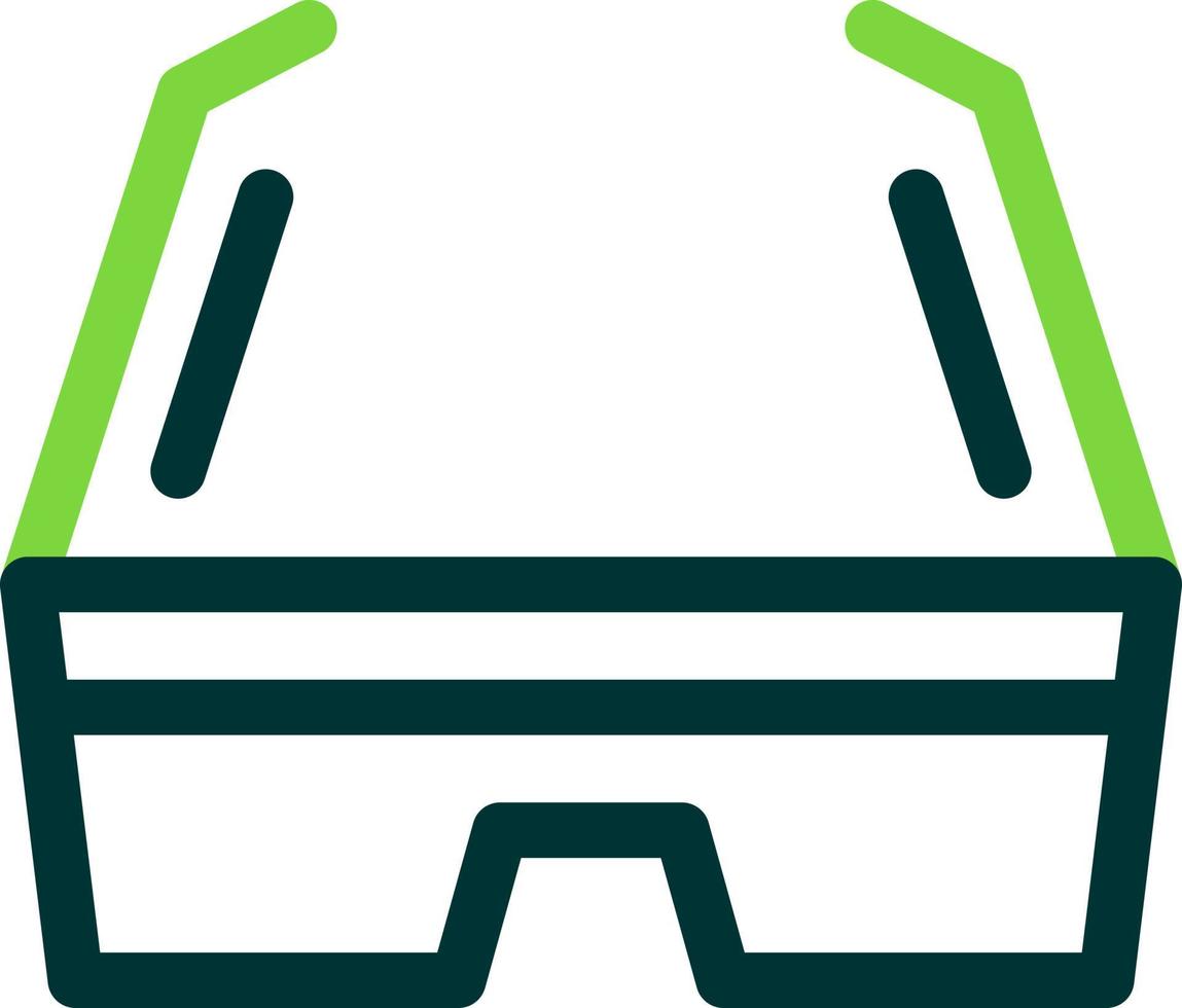 3d Glasses Vector Icon Design