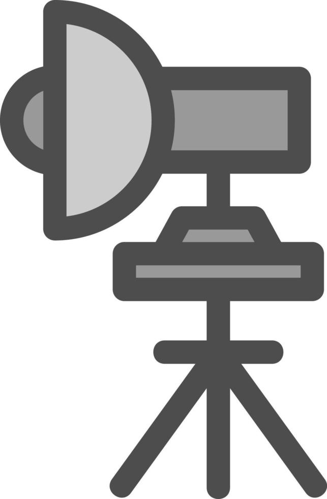 Studio Lighting Vector Icon Design