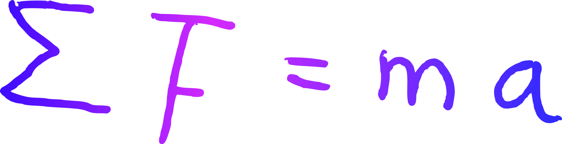 physics formula. newton law equation png