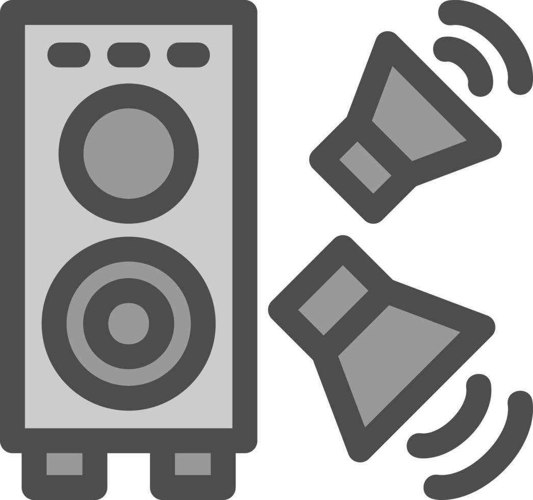 diseño de icono de vector de altavoz