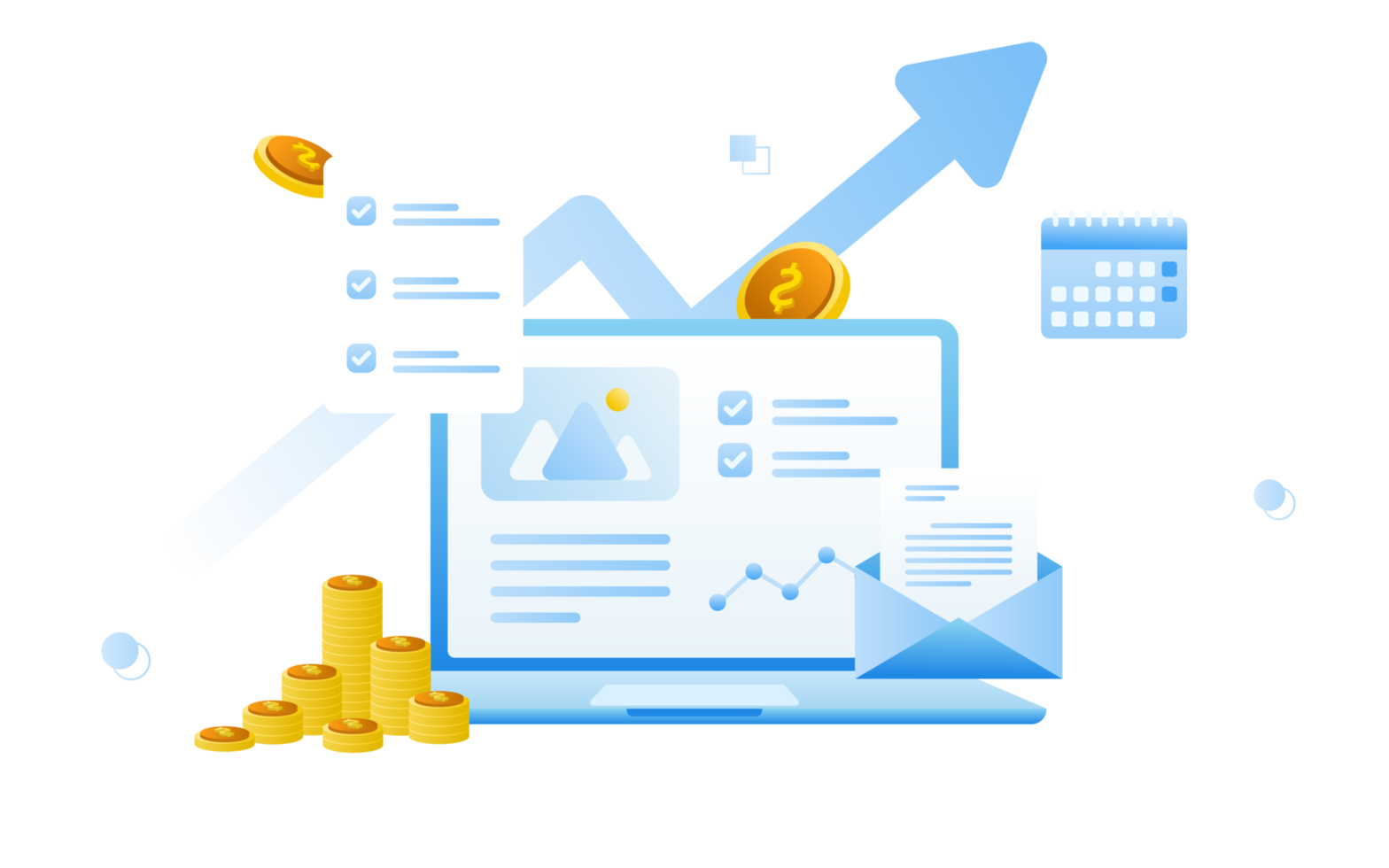Financial management concept and investment, Flat design of payment and finance with money, cash, banknote png