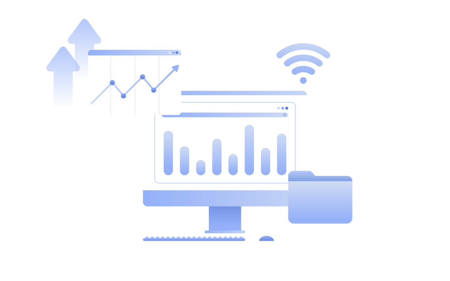 Financial management concept and investment, Flat design of payment and finance with money, cash, banknote, calculator and credit card. png