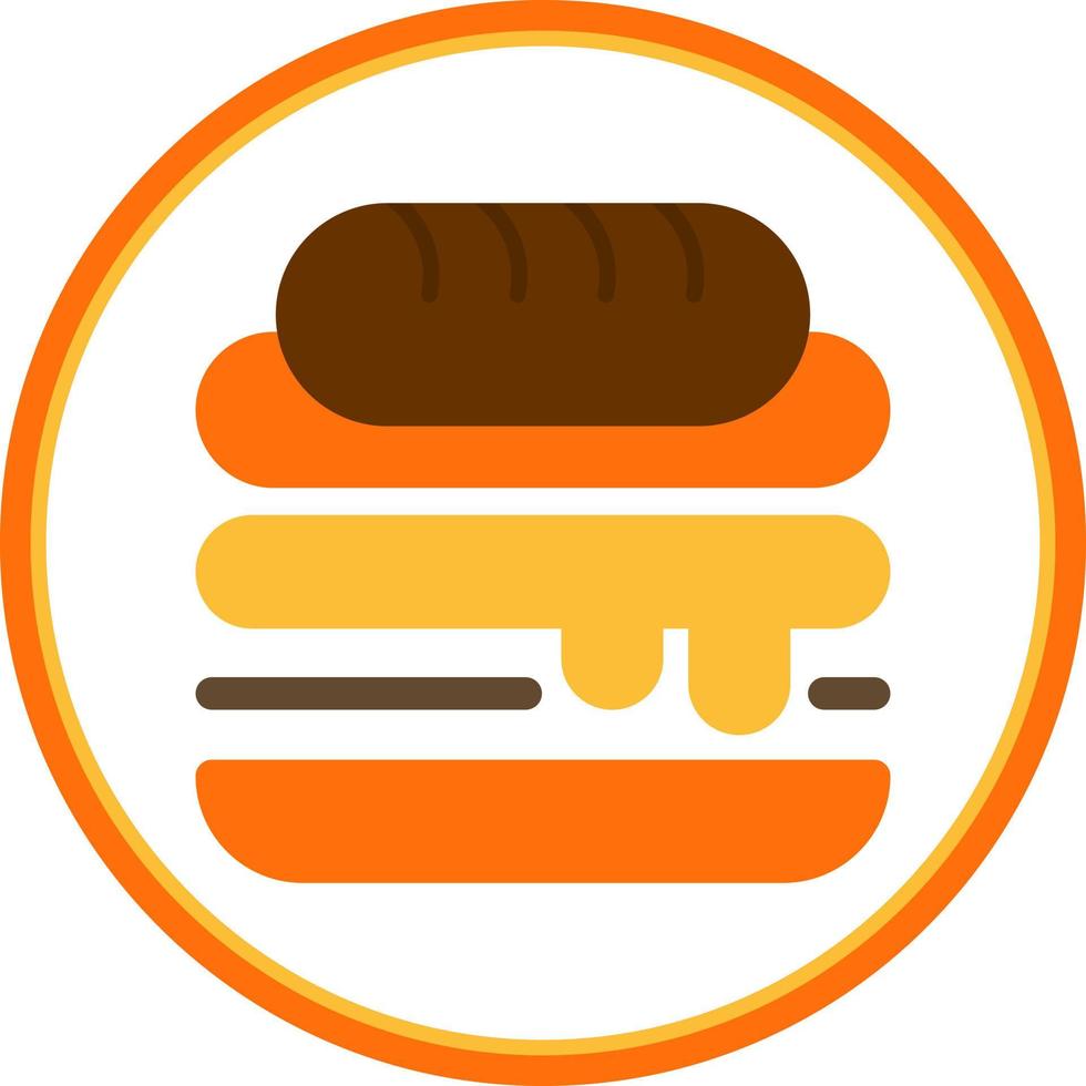 Cuban Sandwich Vector Icon Design