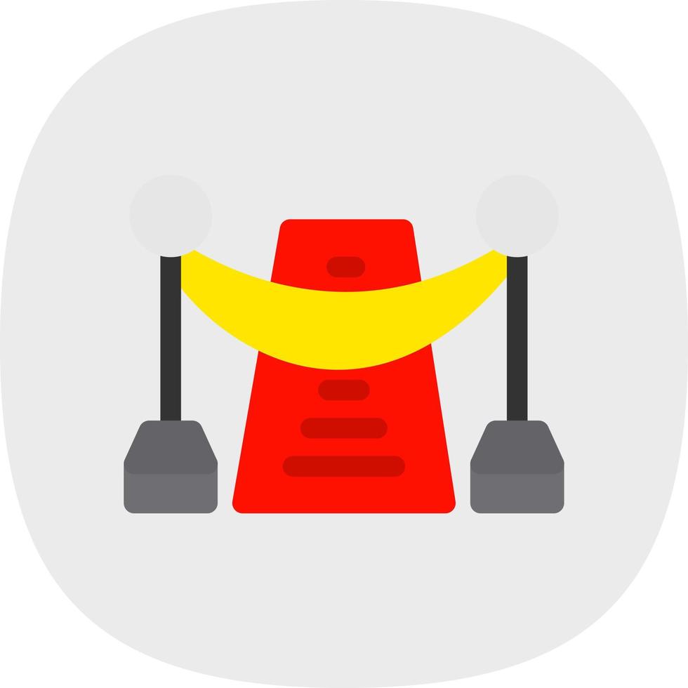 Red Carpet Vector Icon Design