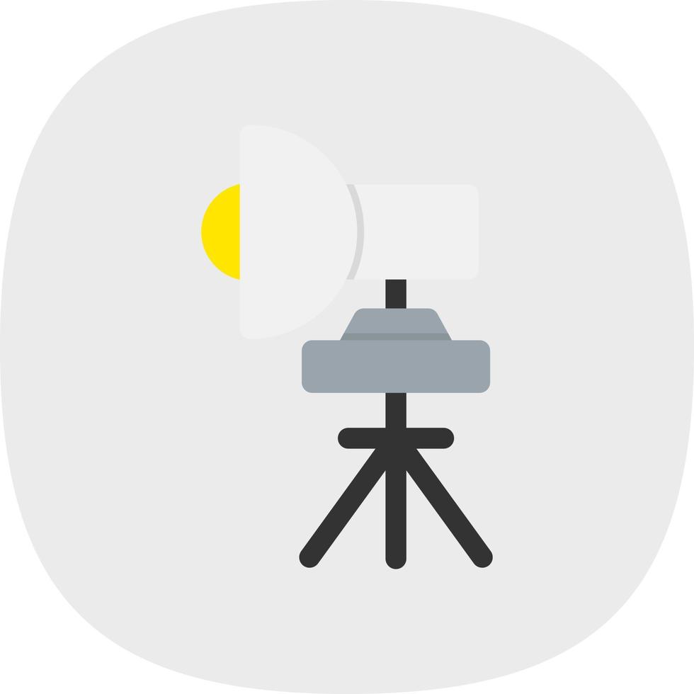 Studio Lighting Vector Icon Design