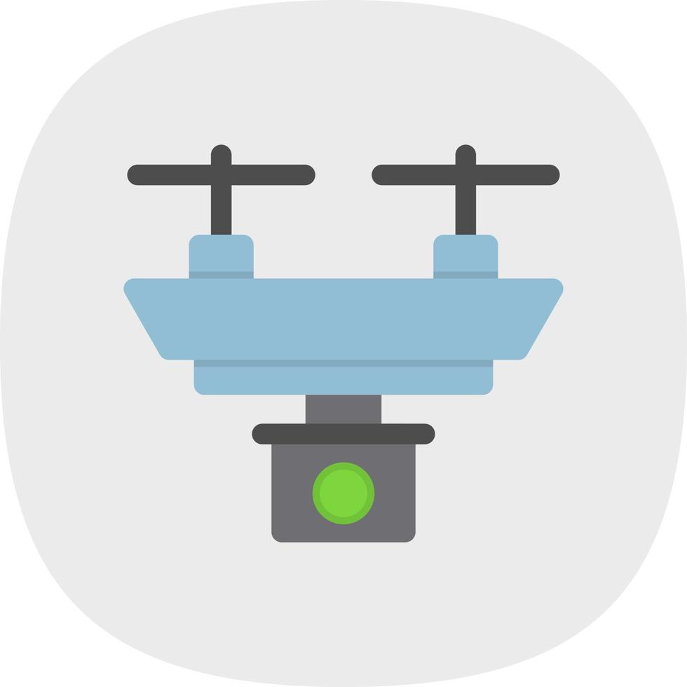 Camera Drone Vector Icon Design