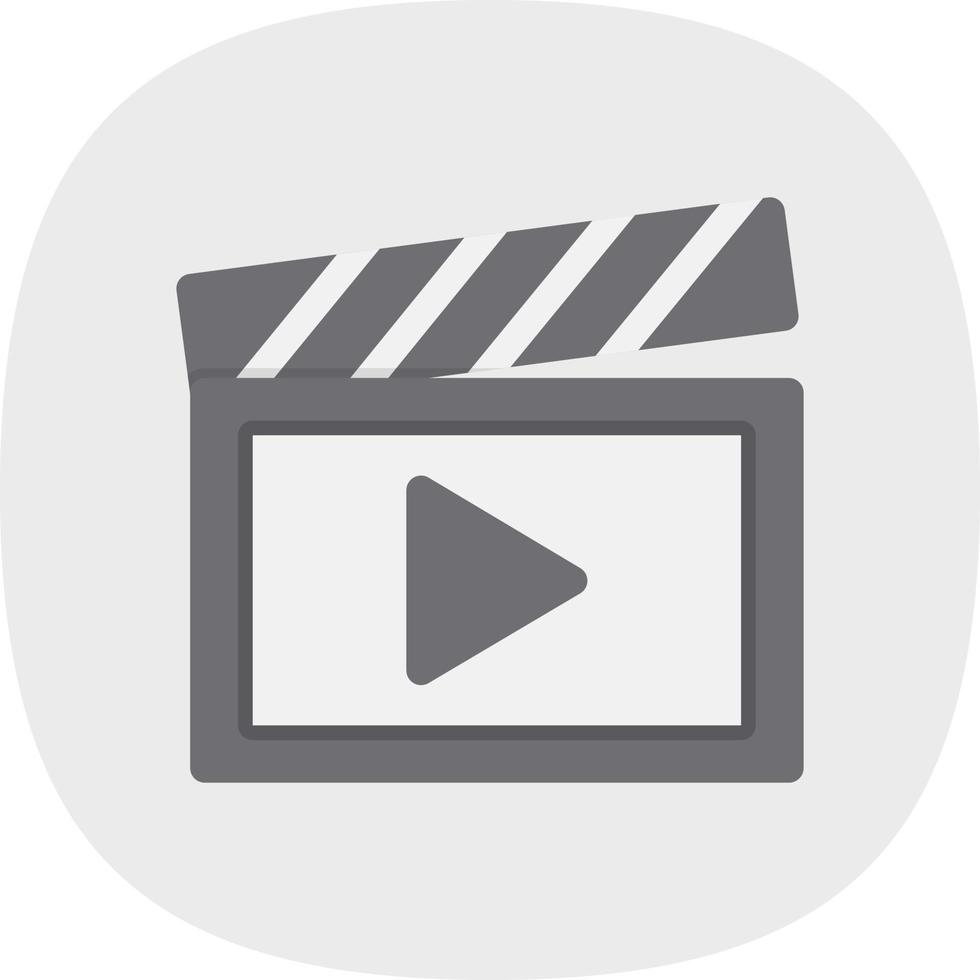 Clapperboard Vector Icon Design