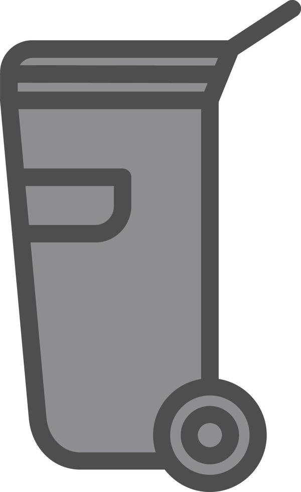 Dumpster Vector Icon Design