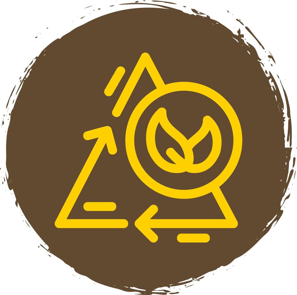 Zero Emission Flat Icon vector