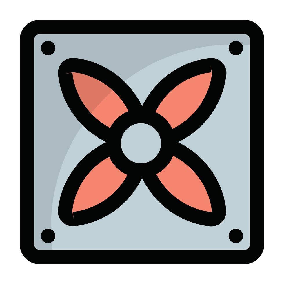 Trendy Blower Fan 15717409 Vector Art at Vecteezy