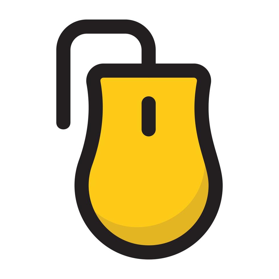 Trendy Computer Mouse vector