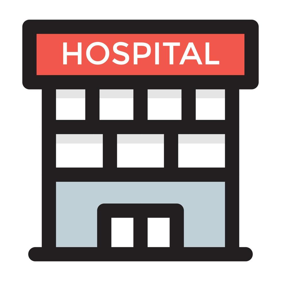 conceptos hospitalarios de moda vector