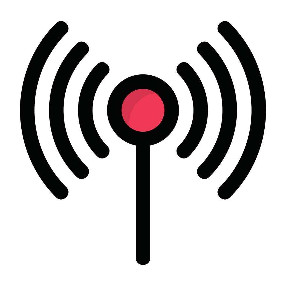 Trendy Wifi Signals vector