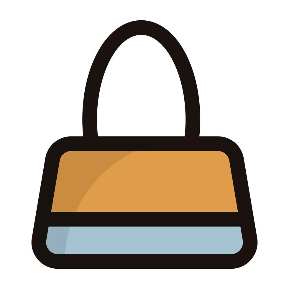 bolso de señora de moda vector