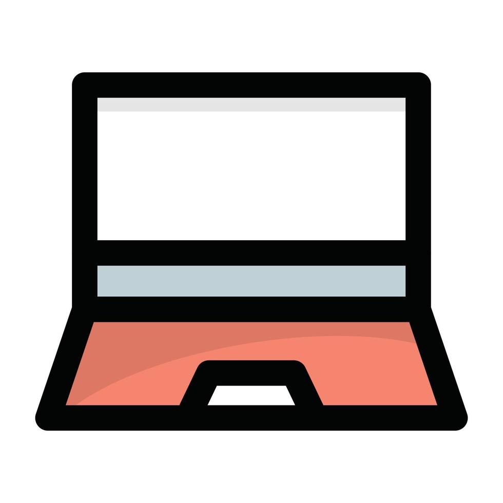 Trendy Laptop Concepts vector