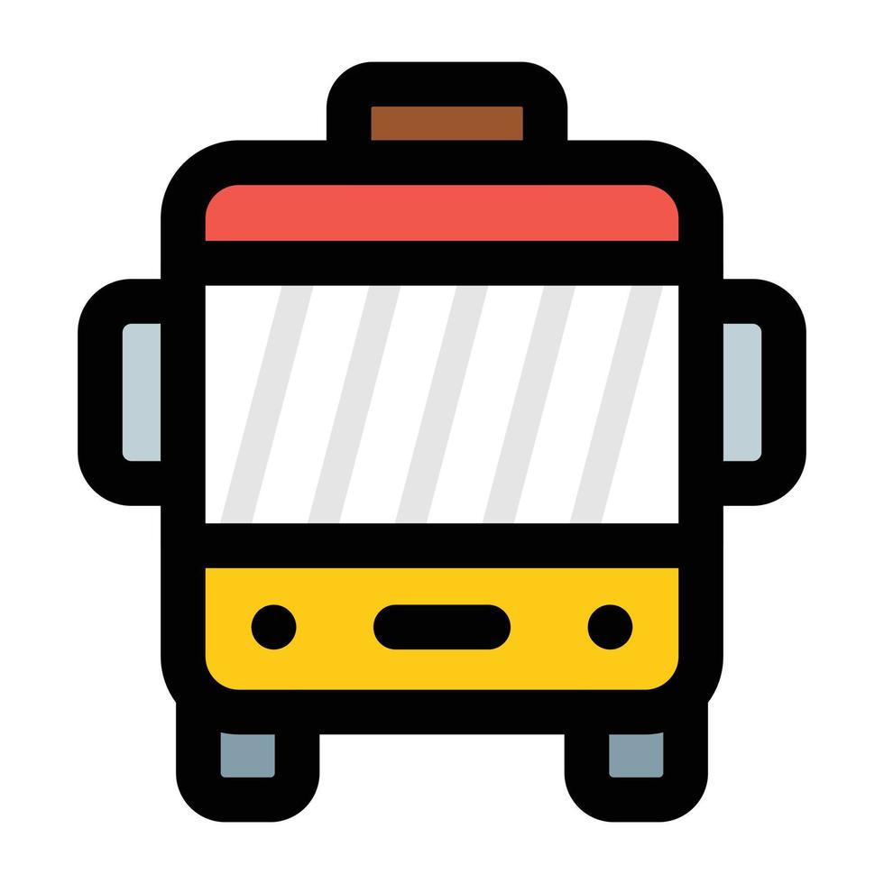 Trendy Bus Concepts vector