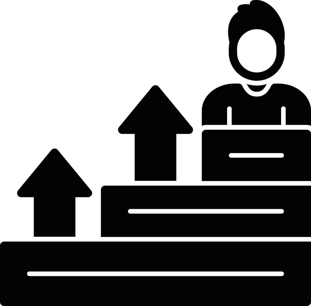 Sucess Glyph Icon vector