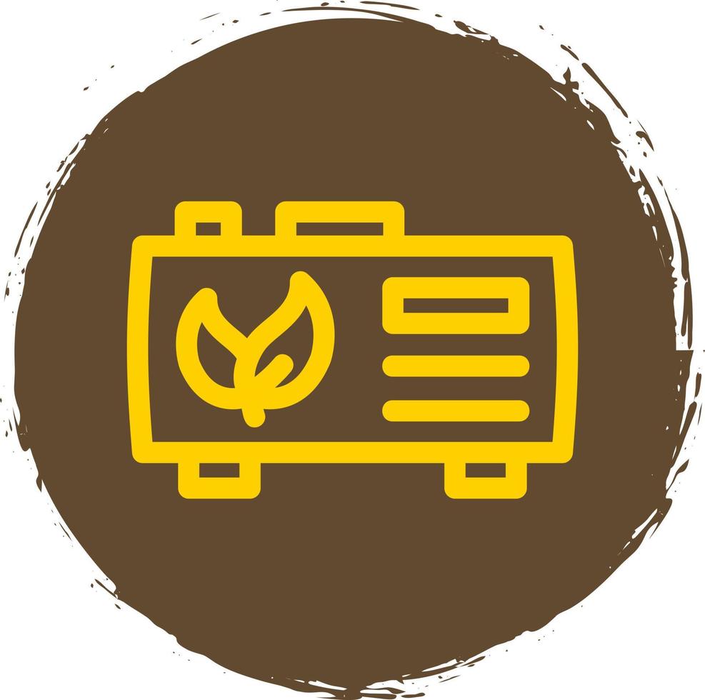 Biogas Flat Icon vector