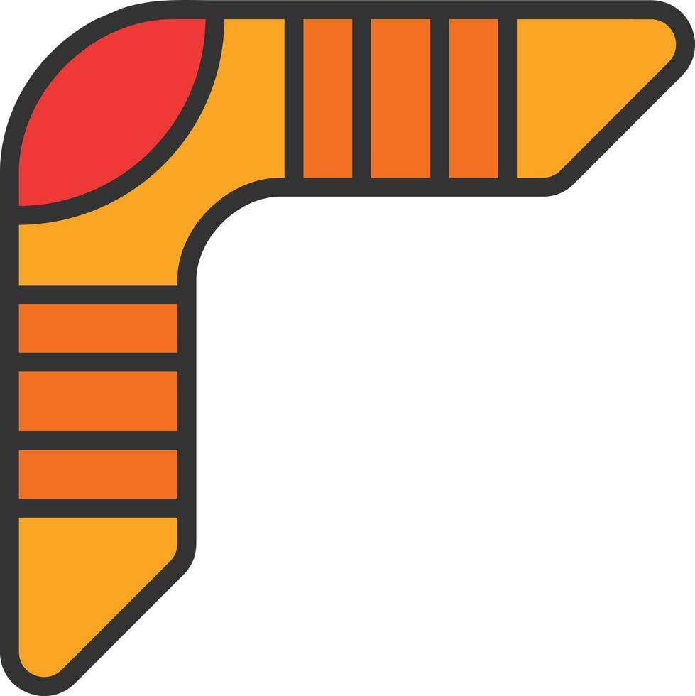 Boomerange Vector Icon Design