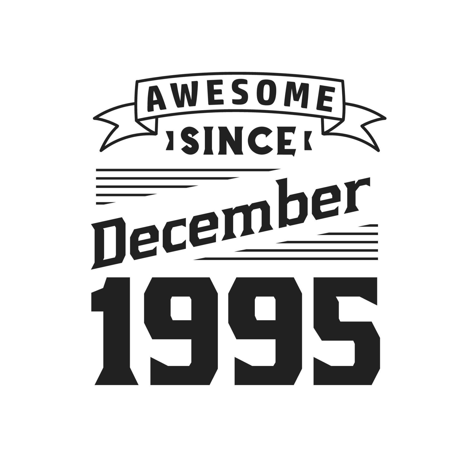 Awesome Since December 1995 Born In December 1995 Retro Vintage awesome-since-december-1995-born-in-december-1995-retro-vintage