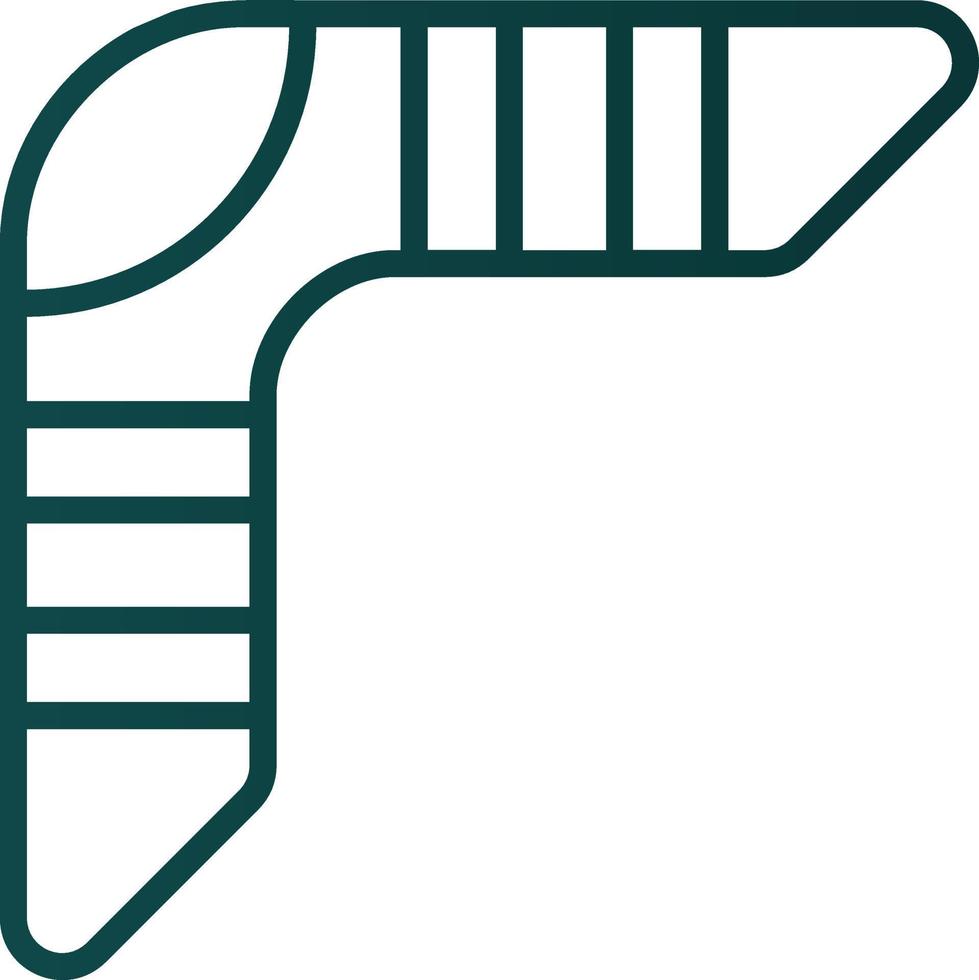 Boomerang Vector Icon Design