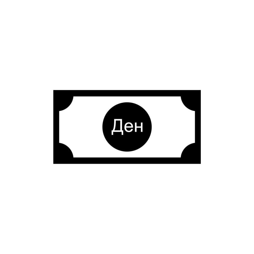 Macedonia Currency Icon Symbol, Macedonian Denar, MKD Sign. Vector Illustration