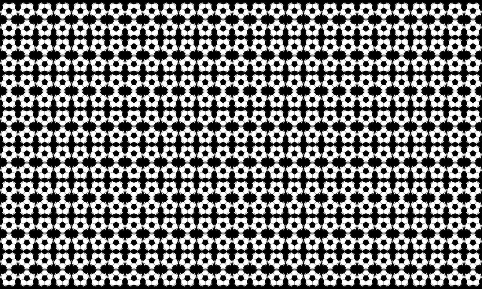 Seamless Motif Pattern Composed by Foot Ball or Soccer Ball Composition for Background, Pattern, Decoration, Ornate, Website or Graphic Design Element. Vector Illustration