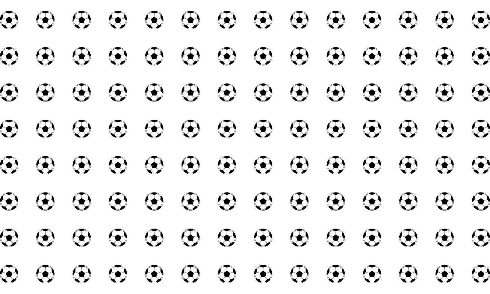 patrón de motivo impecable compuesto por una composición de pelota de pie o pelota de fútbol para el fondo, el patrón, la decoración, la decoración, el sitio web o el elemento de diseño gráfico. ilustración vectorial vector