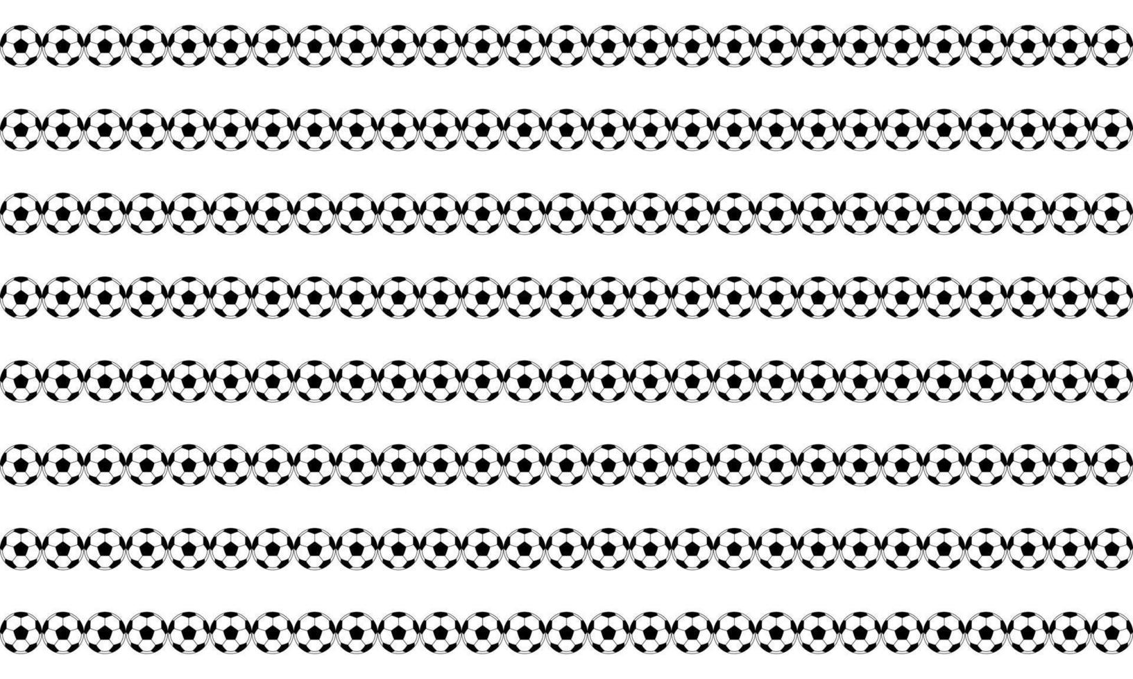 Seamless Motif Pattern Composed by Foot Ball or Soccer Ball Composition for Background, Pattern, Decoration, Ornate, Website or Graphic Design Element. Vector Illustration