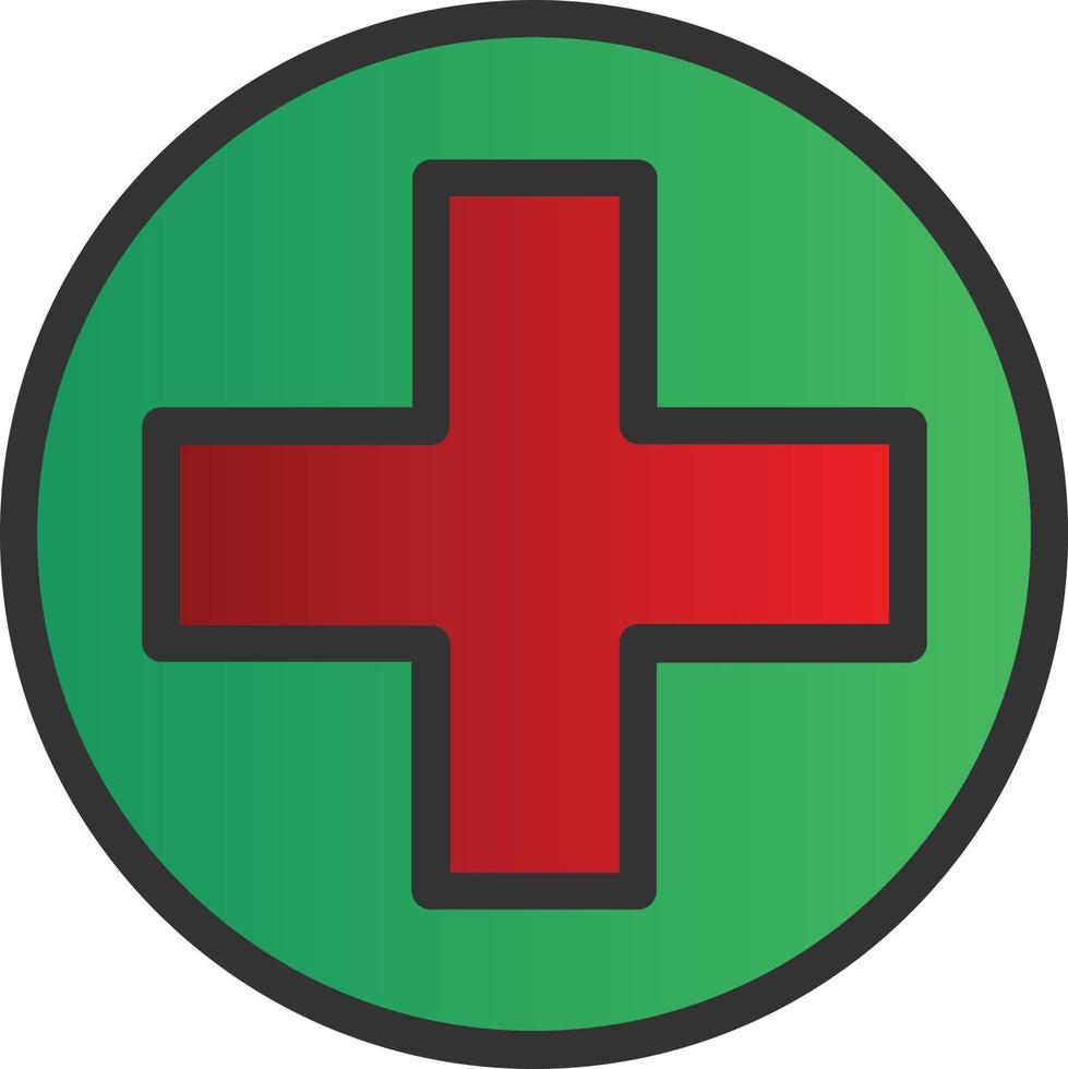Plus Circle Vector Icon Design