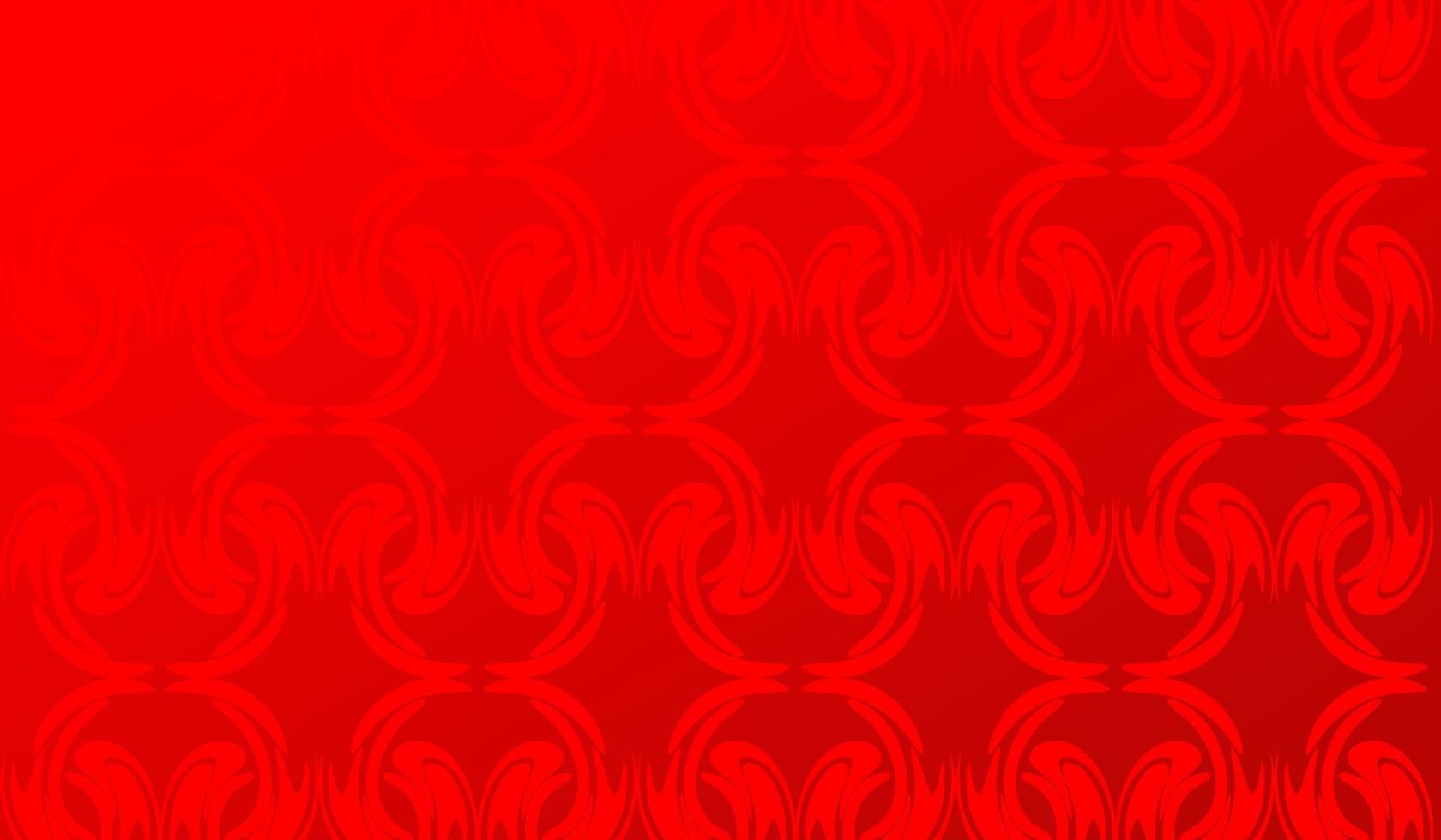 Colorful abstract background red flower blobs, cool and simple vector illustration