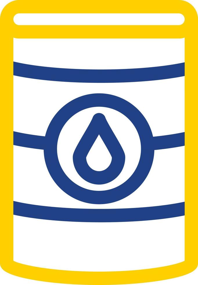 Oil Barrell Glyph Icon vector