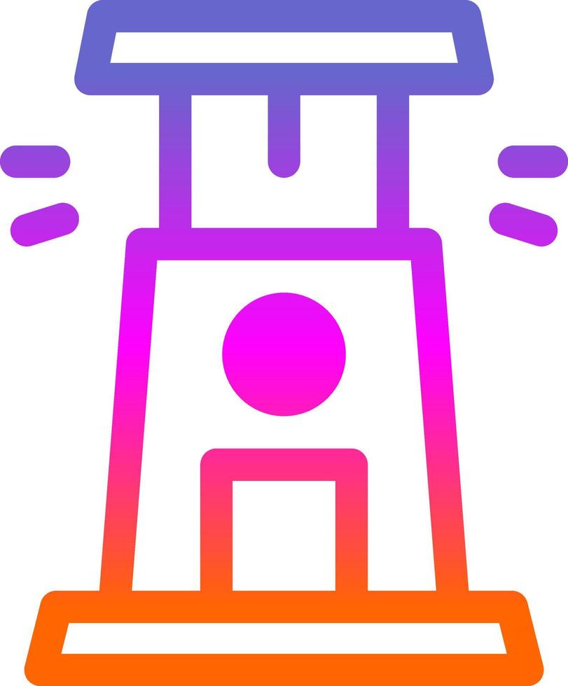 Lighthouse Vector Icon Design