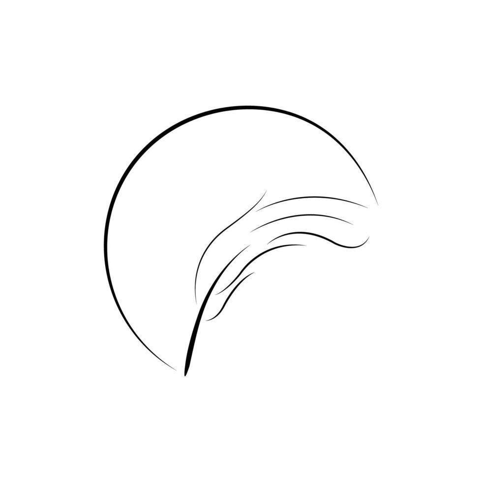 feather pen logo vector