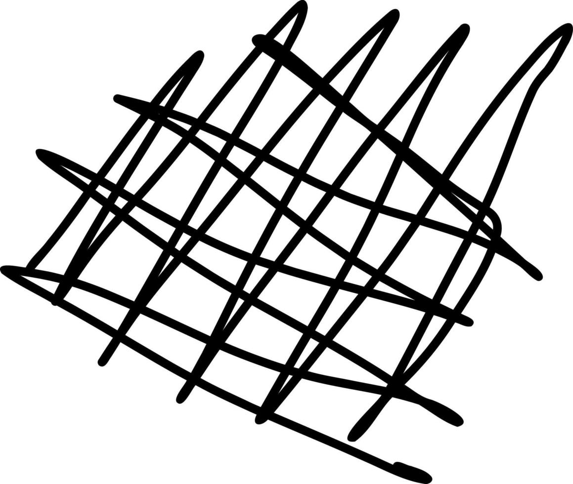 Line zigzag abstract element. vector