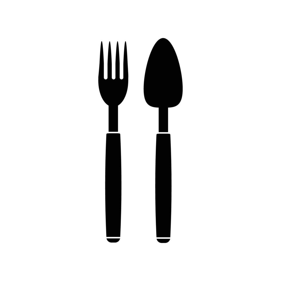 spoon and fork logo vector