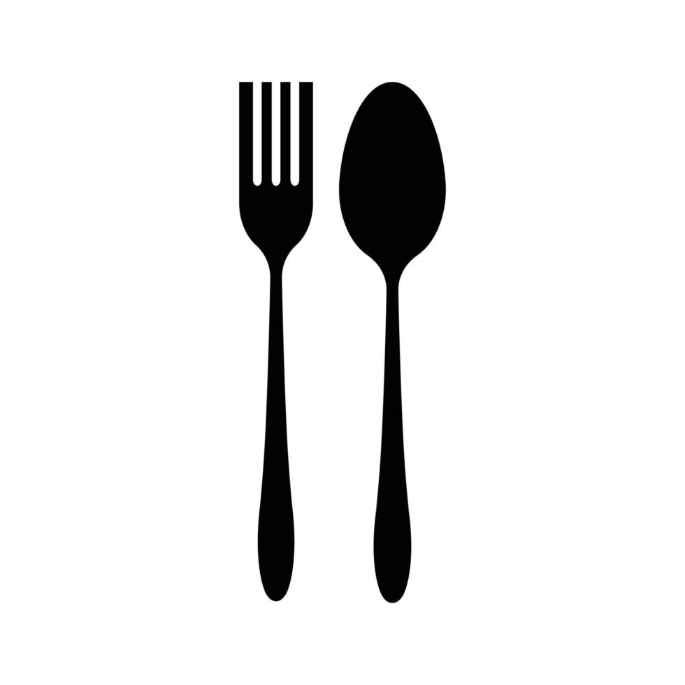 spoon and fork logo vector