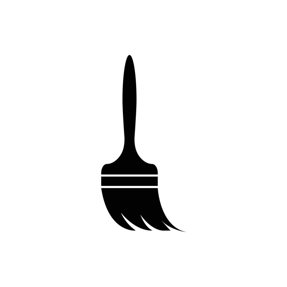 brush tool logo vector