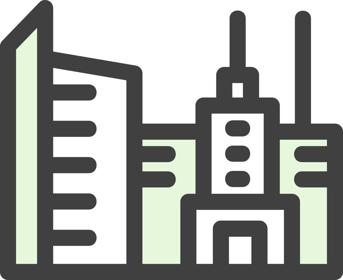 Cityscape Glyph Icon vector