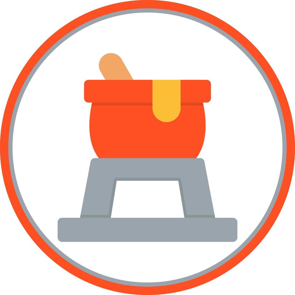 Fondue Vector Icon Design